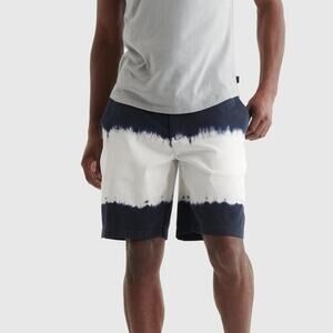 Lucky Brand Stretch Tie Dye Flat Front Short Size 36
